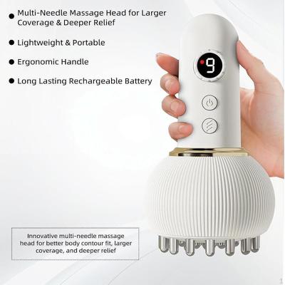 Electric Cupping Massager Gua Sha Handheld Device for Arms Neck Back