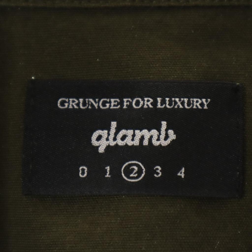 Unused Glamb Long Sleeve Persian Field Jacket 2 Khaki Men's Used