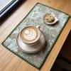 Cotton Linen Placemats Woven Cloth 30x45cm for Dining Table Kitchen Tabletop Place Mats