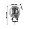 Motorcycle Auxiliary Lights Motorcycle Helmet-Style LED Fog Light Motorbike Driving Spotlight For Scooter ATV Offroad Dirt