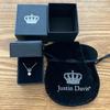 Used Justin Davis Crown Necklace Silver