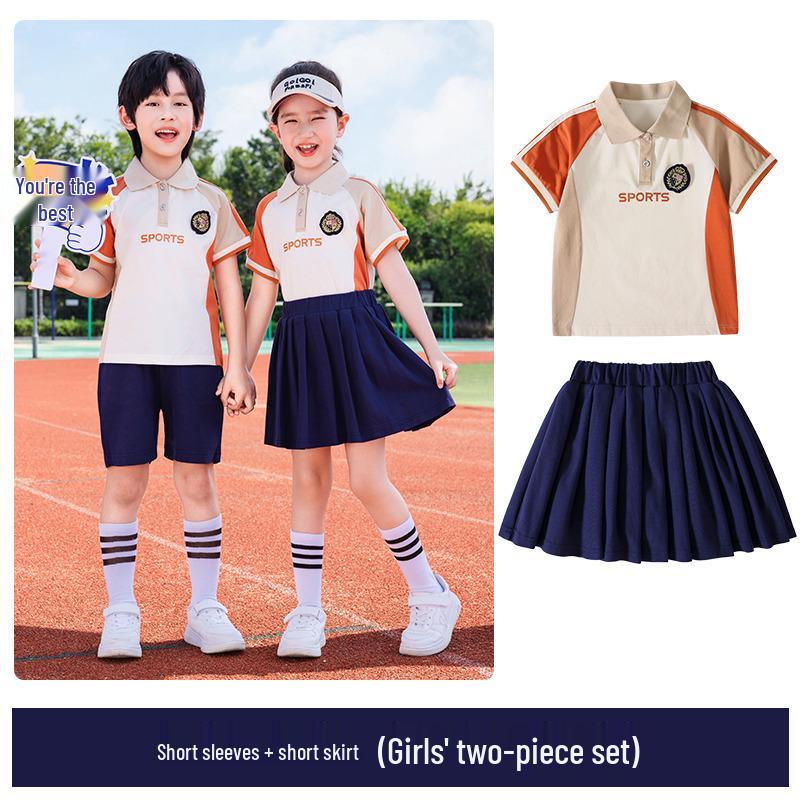 Młodzieżowy Zestaw Sportowy Wiosna & Jesień - 3-częściowy Mundurek dla Uczniów Szkoły Podstawowej, Gimnazjum i Przedszkola