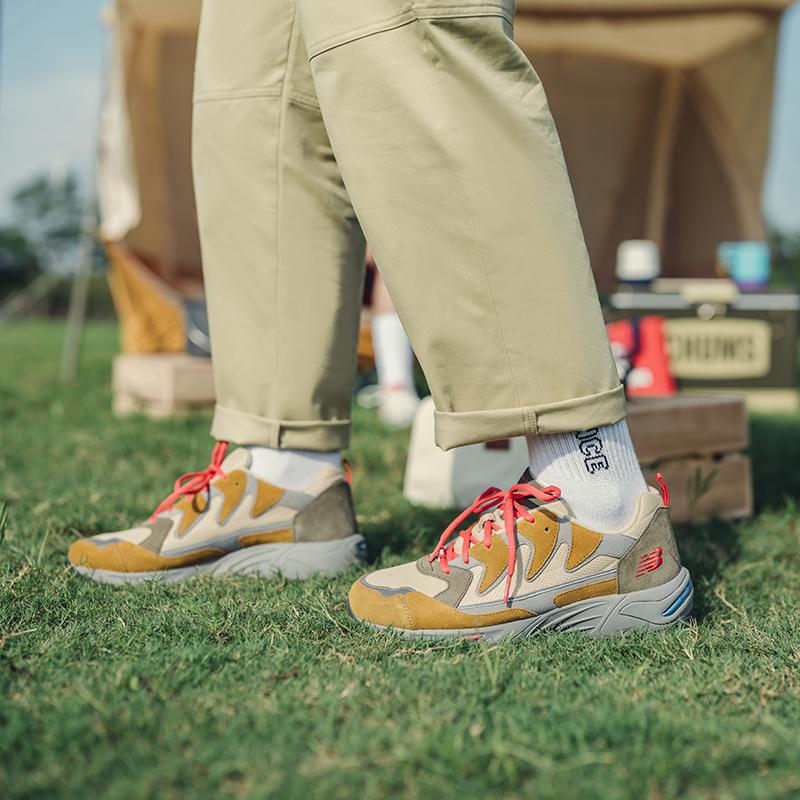 Chums X New Balance Nb 875 Trendová Silná Podrážka Textil Dvouvrstvá Hovězí Kůže Syntetická Kůže Nízké Neformální Běžecké Boty Unisex Tenisky ML875CB