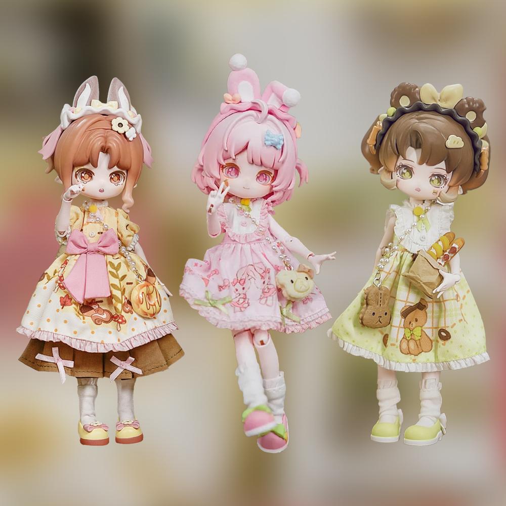 Nou Come4free Miniy Seria Cartea Junglei Ob11 1/12 Bjd 20cm Păpușă cu articulații mobile Figurine Anime Păpuși Cutie Mister Băiat Fete Cadouri
