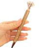 Elegant, Richly Decorated Ballpoint Pen with Crystals, Gold