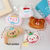 Charming Cartoon Animal Plush Keychain: Cute Throwing Doll Pendant for Bags and Gift Use