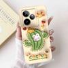 For Realme GT 7 5G 6.78" Case RMX5061 Cartoon Panda New Flower Collection Soft Silicon Cover For Oppo Realme GT7 5G Phone Shell