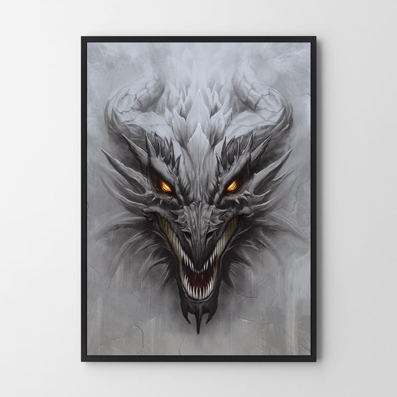 Poster Portrait Dragon Diablo