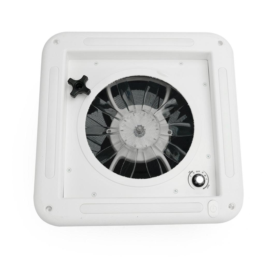 11" Wohnmobil Wohnwagen Dachluke 3-Gang Motor Wohnmobil Ventilator 12V Dachfenster mit LED-Licht