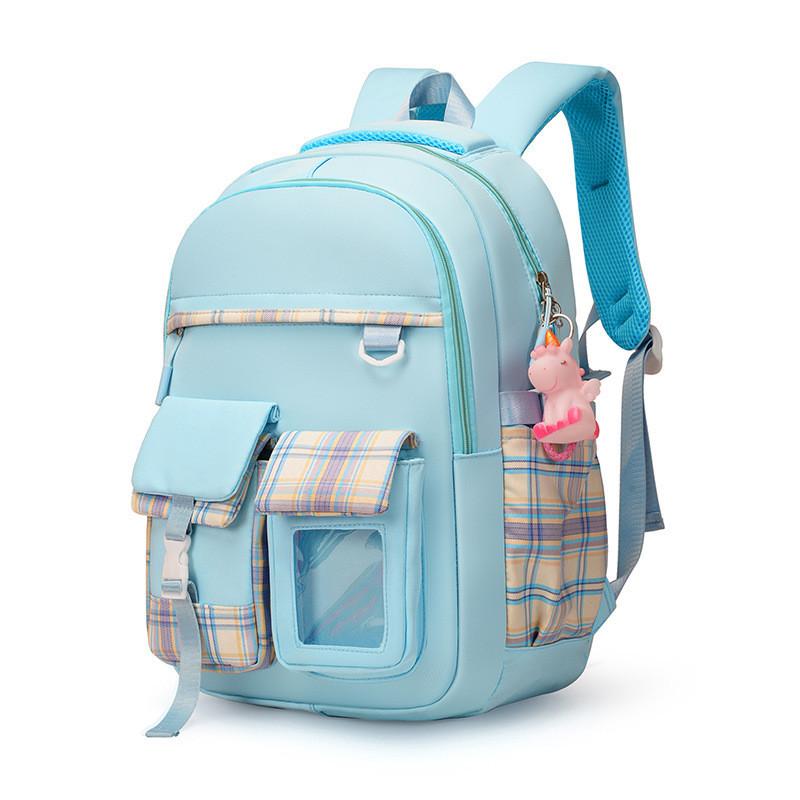

Cute Animal Pattern Oxford Fabric Elementary School Backpack For Girls 3rd-6th Grade синій