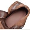 Johnature Retro Women's Ankle Boots Genuine Leather Lace Up Thick Soled Cowhide Short Boots