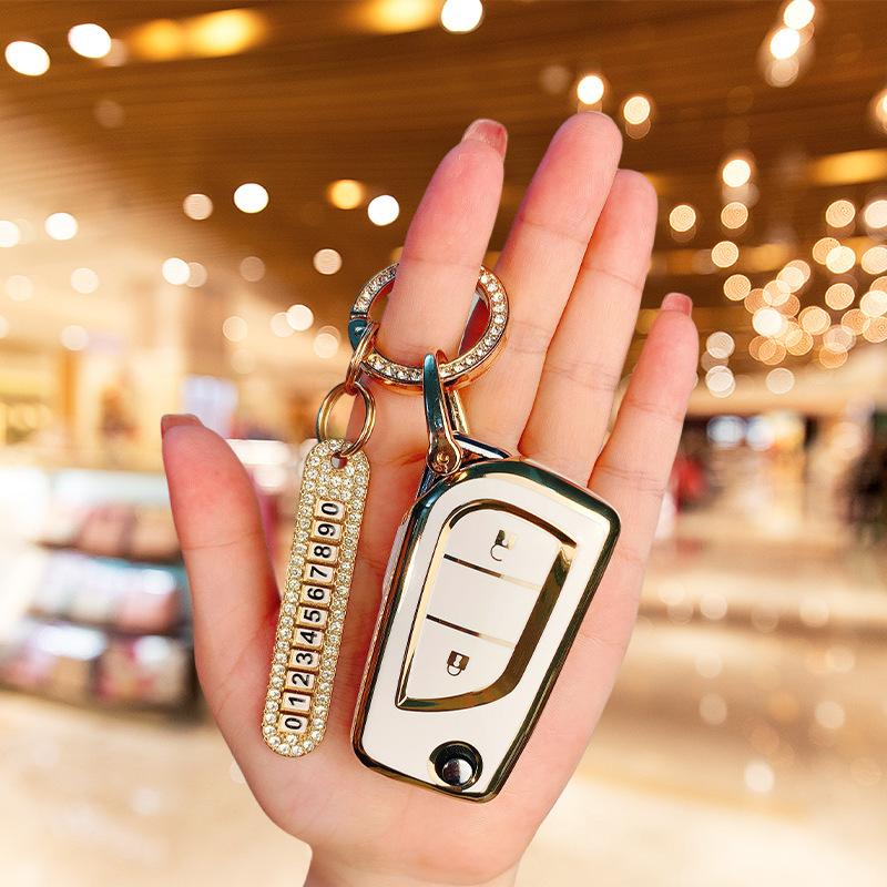 Suitable for Toyota 2024 Corolla Sharp Key Set Frontalanda 24 Willanda Special Buckle Case for Men and Women