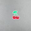 Cherry Hole Cartoon Shoe Buckles: Soft Rubber Red Fruit Series for Kids' DIY Garden Shoes