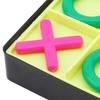 Noughts and Crosses XO Games Board Aluminium Klappspielzeug Geschenke Baby Lernspielzeug