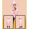 Purple Halloween Cape for Kids Wizard Witch Cosplay Cloak Costume for Dress Up Party