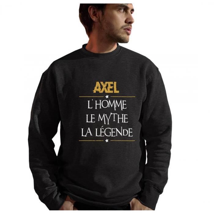 Sweat - Axel - Personnalisé - Humour - Manches longues - Col classique