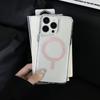 Luxury Transparent Shockproof Armor Case for iPhone 15 14 13 12 11 Pro Max Magnetic For Magsafe Wireless Charging Acrylic Cover
