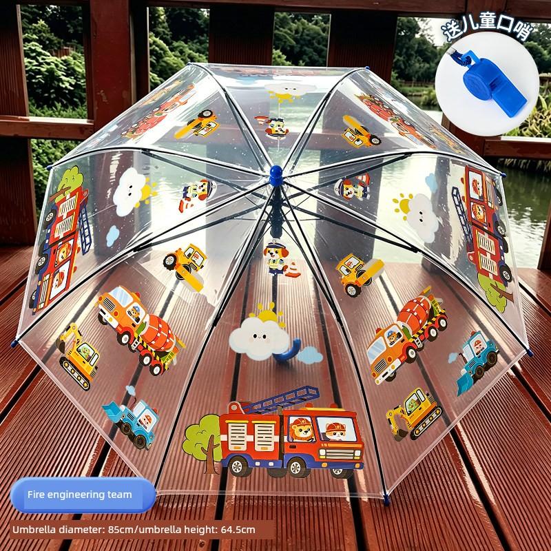 Transparante Paraplu voor Kinderen, Kleuterschool, Basisschoolleerlingen, Speciale Paraplu voor School, Kinderen, Meisjes, Jongens, Lichtgewicht Model