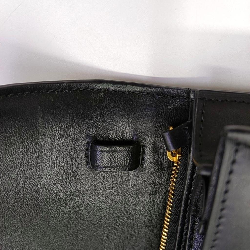 [Gebraucht] Klassische Box Polierte Goldene Schnalle Leder Tofu Tasche Umhängetasche Crossbody Tasche Mittel - Gut #1RJYFKA
