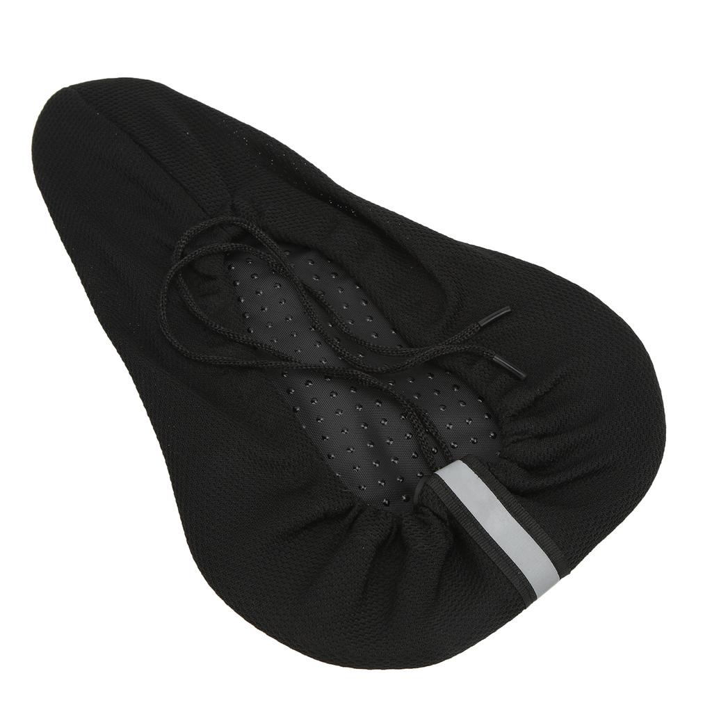 Bike Seat Cover Soft Breathable   Sponge Easy Installation Comfortable Concavo Convex Design Bike Seat Cushion