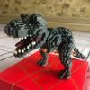 16088  Dinosaur Tyrannosaurus Rex Animal Monster DIY Mini Diamond Blocks Bricks Building Toy for Children No Box