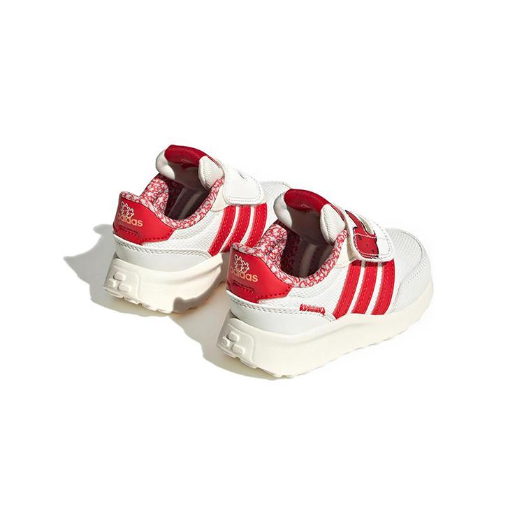 adidas Neo Run 70S CNY AC Anti-Slip Wear-Resistant Low-Top Sports Casual Shoes White Red Infant And Toddler IE4263