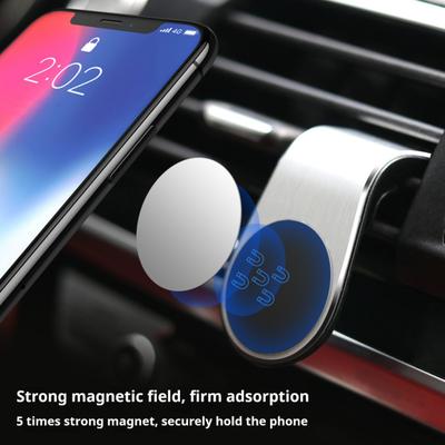 Yousheng Magnetic Mobile Phone Stand Easy To Install 360-Degree Rotatable Car Phone Mount Wide Compatibility Cellphone Holder