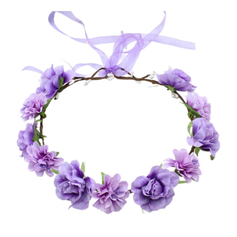 

Bride Flower Crown For Wedding Flower Headbands Bride Floral Headbands Women Floral Garlands Crown Hair Wreath