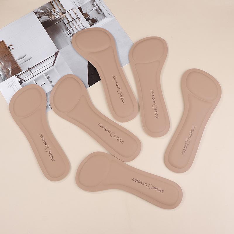 Sandals Insoles Self-Adhesive Non-Slip Women Shoes Pads Breathable High-Heeled Shoe Soft Cushion Sole Stickers Orthotics Inserts