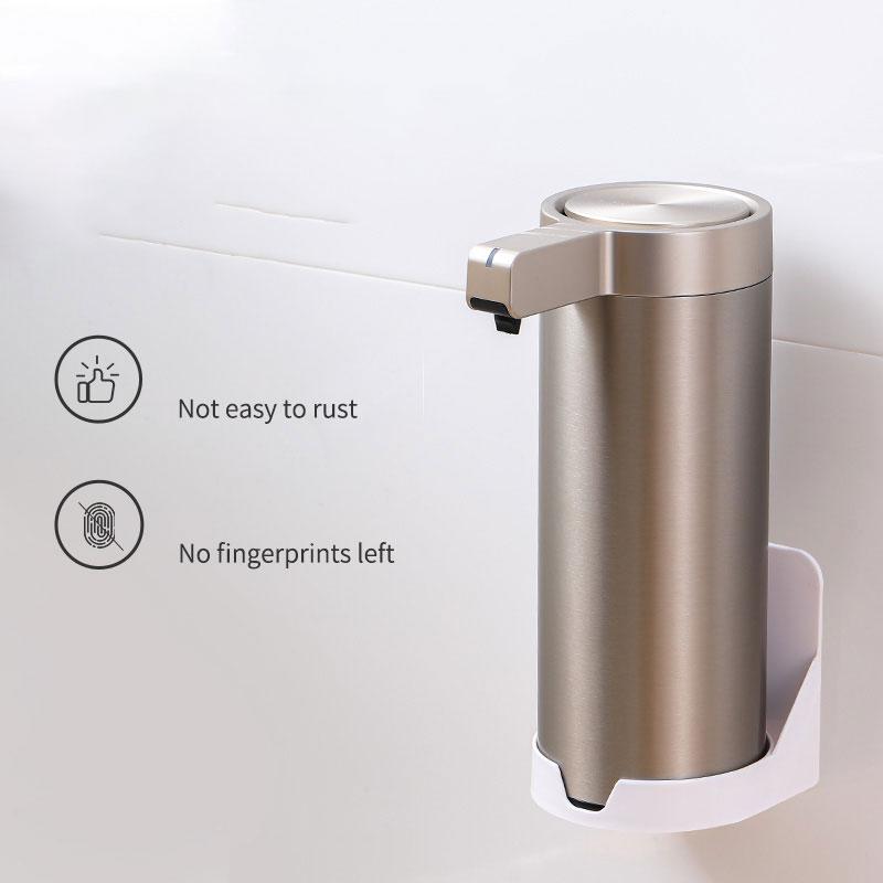 Kitchen Automatic Liquid Soap Dispensers Touchless Induction Sensor Steel Kitchen Metal Lotion Bottle Bathroom Accessories