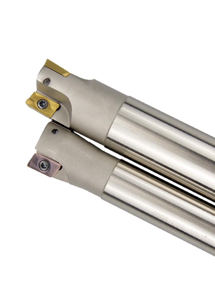 CNC 400r Round Nose Arbor End Mill, Right Angle Roughing, Extended R0.8 Machining Tool