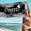 Cool Omerta Maes Anime Beach Swimming Towel Soft Absorbent Washcloth Children's Gifts For Kids Travel Camping Gym