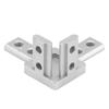Alloy with Screws 2020 3030 4040 Series Slot 3-Way End Corner European Standard Bracket Connector