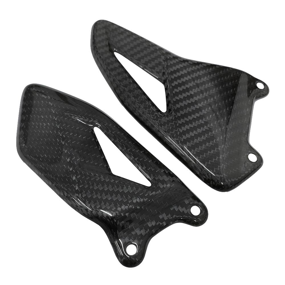 Motorcycle Carbon Fiber Foot Pedal Heel Protector for Suzuki GSXR 1000 2017-2024 GSX-R1000 2017-2024
