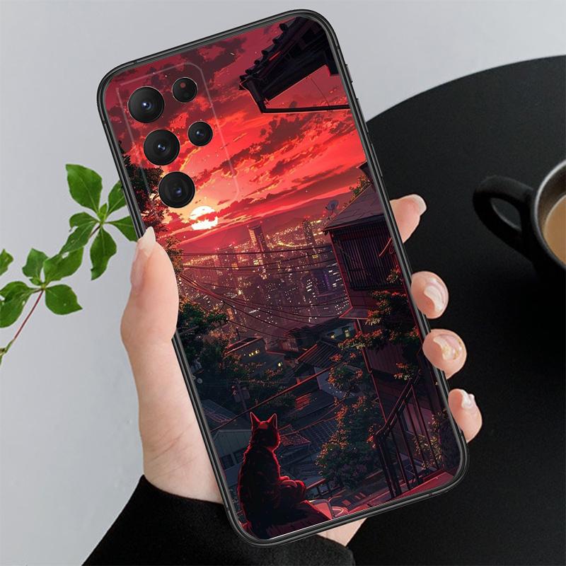 Lovely Cat Phone Case For Samsung A55 A16 A56 A36 A35 A15 A53 A54 A33 A34 A25 A05S A52 A52S A14 A24 A26 A71