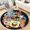 1PC SpongeBob SquarePants Office Round Rug - Perfect for Office or Study Decor, Non-Slip Backing, Decorative Floor Mat Yy250916022