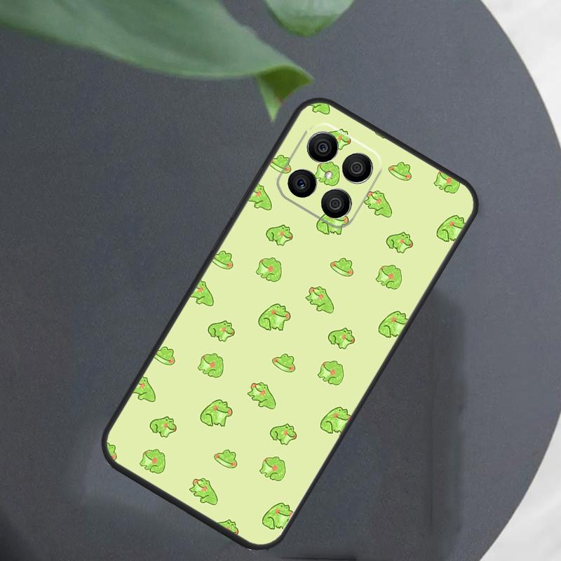 Cute Cartoon Frog For Honor Magic 8 7 5 6 Pro Case For Honor 200 400 Lite 50 70 90 X8c X8b X9a X9b X9c X9d Win