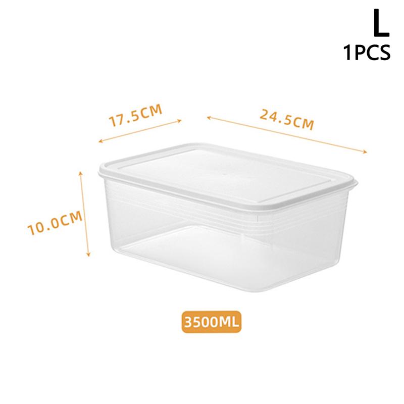 Frozen Meat Preservation Box Refrigerator Food Retain Freshness Transparent Storage Jar Home Kitchen Vegetable Storage Organizer