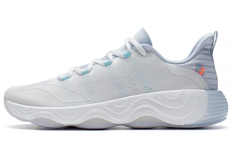 Li Ning Wujie 3 Тканевые Амортизирующие Скользкие Износостойкие Легкие Низкие Тренировочные Кроссовки Женские AFVS004-8 35