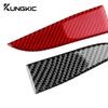 KUIC Real Soft Carbon Fiber For Tesla Model 3 Highland 2024 Inner Door Triangle Cover Sticker Trim Car Interior Accessories
