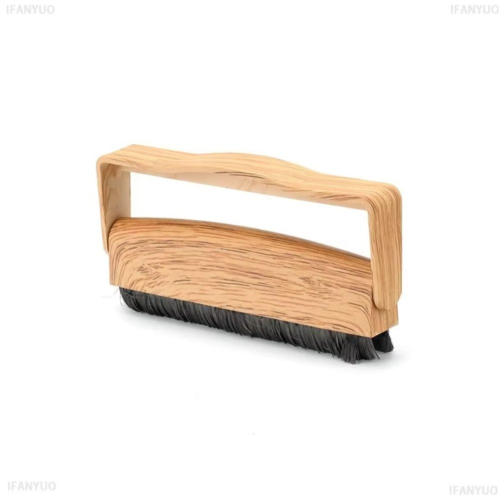 Safe Compact LP Turntable Dust Remover Soft Bristle Phonograph Record Cleaner Tool for Audiophiles
