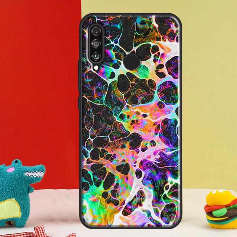 Psychedelic trippy abstract art For Huawei Nova 12s 12i 11i 8i 9 10 SE Y91 Y90 Y60 Y70 Y72 Y61 P20 P40 P30 Lite P60 Pro Case