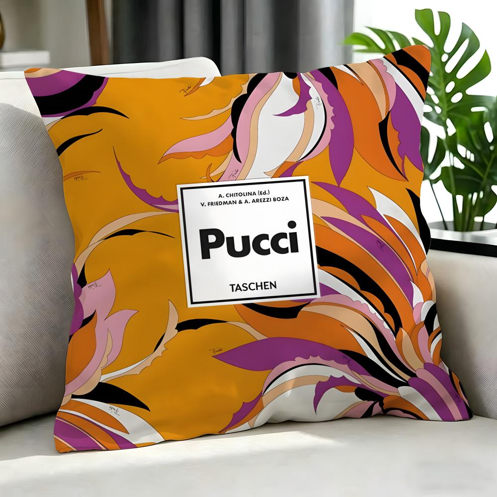 brand EMILIO PUCCI Cushion Cover Cushion Cover Set 4Pcs 50x50 45x45 40x40 Pillowcase Decorative Sofa Home Decor
