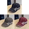 Vintage Letter Embroidered Baseball Cap For Summer Casual Men Women