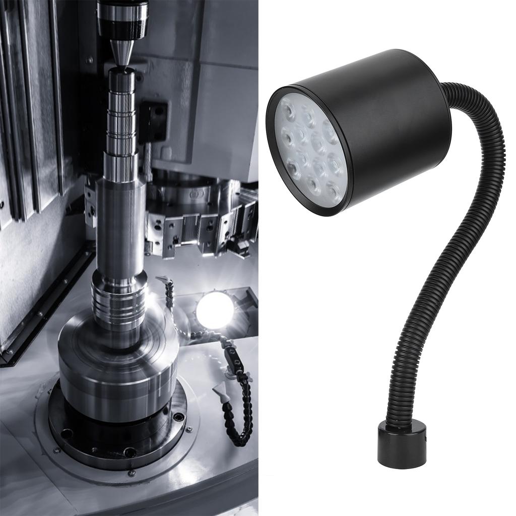 12LED Chip Working Light Adjustable CNC Lathe Milling Machine Magnetic Lights