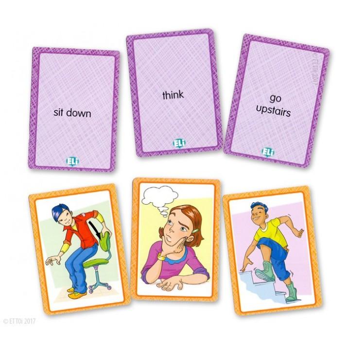 English. Verb Bingo. Language Game. ELI & ET TOI