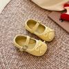 Mädchen Koreanischer Stil Kleine Lederschuhe Kinder Schleife Prinzessin Schuhe Leichte Mary Jane Schuhe Baby Mädchen Flache Einzelne Schuhe