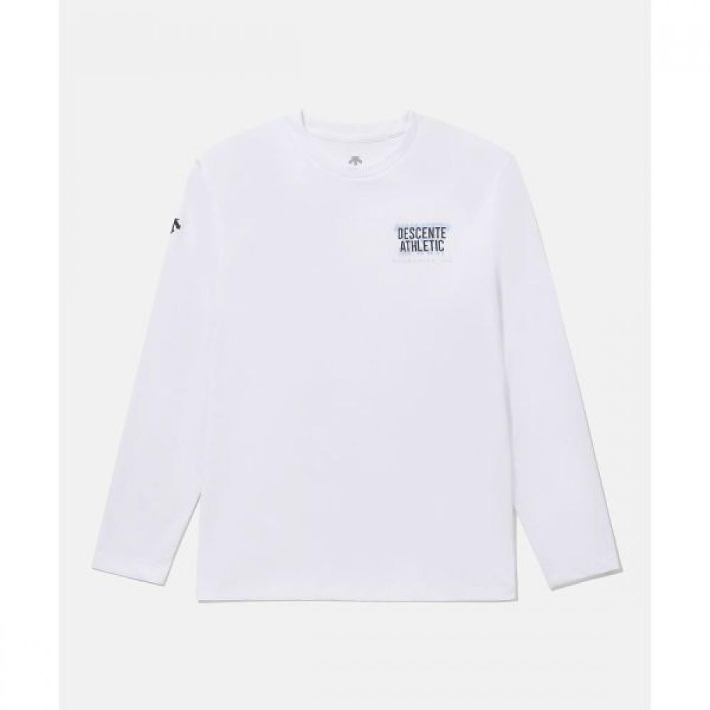 

Футболка DescenTe Overfit с длинным рукавом и принтом, белая WHT0WHITE/100