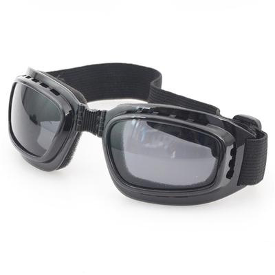 Occhiali pieghevoli Occhiali da moto antiscivolo a specchio antivento a prova di polvere con pellicola colorata