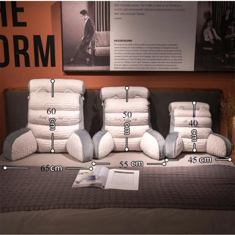 Zagłówek Duże Oparcie Dekoracja Domu Poduszka Lędźwiowa dla Kobiet w Ciąży Odpinana Zmywalna Poduszka Podparcie Lędźwiowe Poduszka na Krzesło